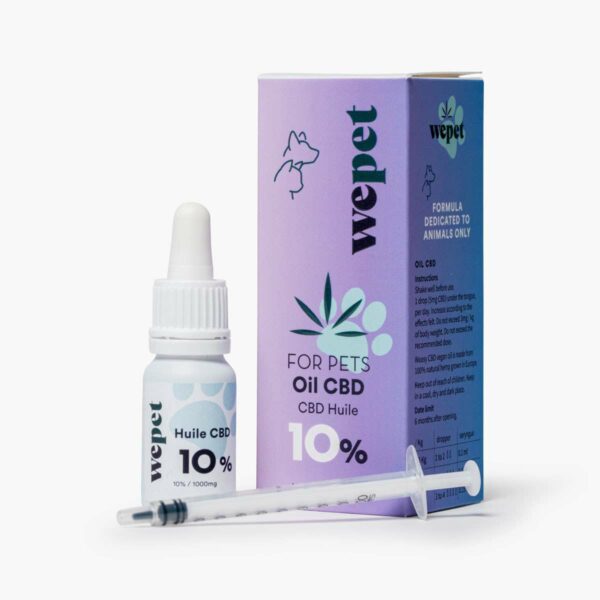 Wepet Huile de CBD 10% pour animaux