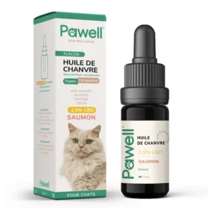 Huile CBD pour chat Pawell