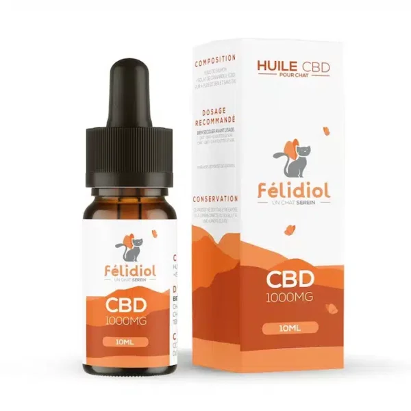 Huile CBD chat