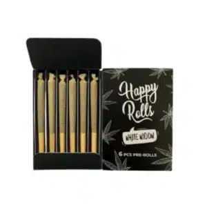 Pre-roulés CBD White Widow x6 – Happy Rolls