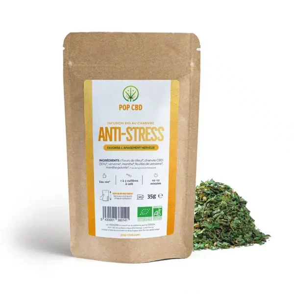 Infusion CBD Bio bien-être Anti-Stress