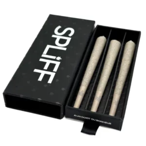 Boite de 3 pré-roulés CBD – White Widow – SPLIFF