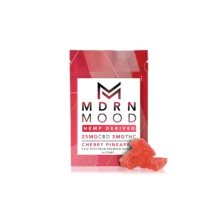 Gummies CBD & THC – CHERRY PINEAPPLE – 5mg MDRN MOOD